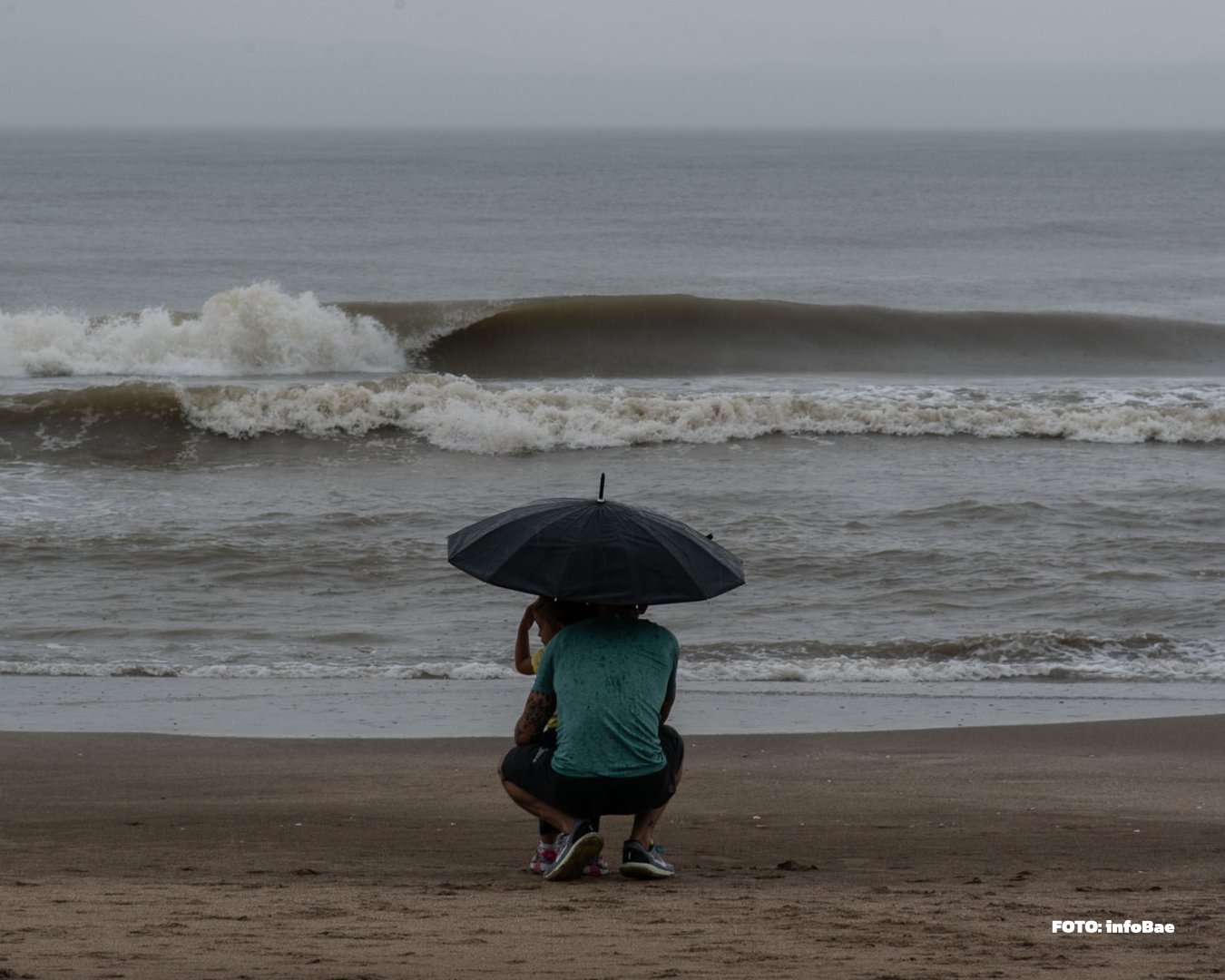 Un martes pasado por agua: la alerta alcanza a toda la costa y podrían superarse los 50 milímetros
