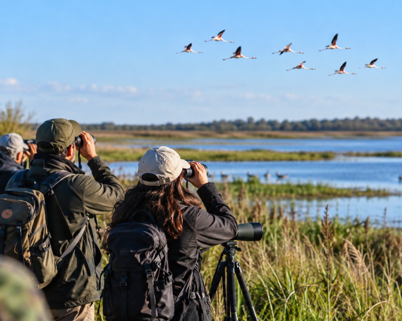 Binoculares al cielo: la ciudad reúne por primera vez a observadores de aves de toda la región